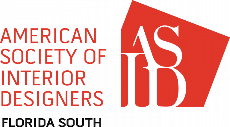 American Society of Interior Designers (ASID) South Florida Chapter logo featured at the Home Design and Remodeling Show.