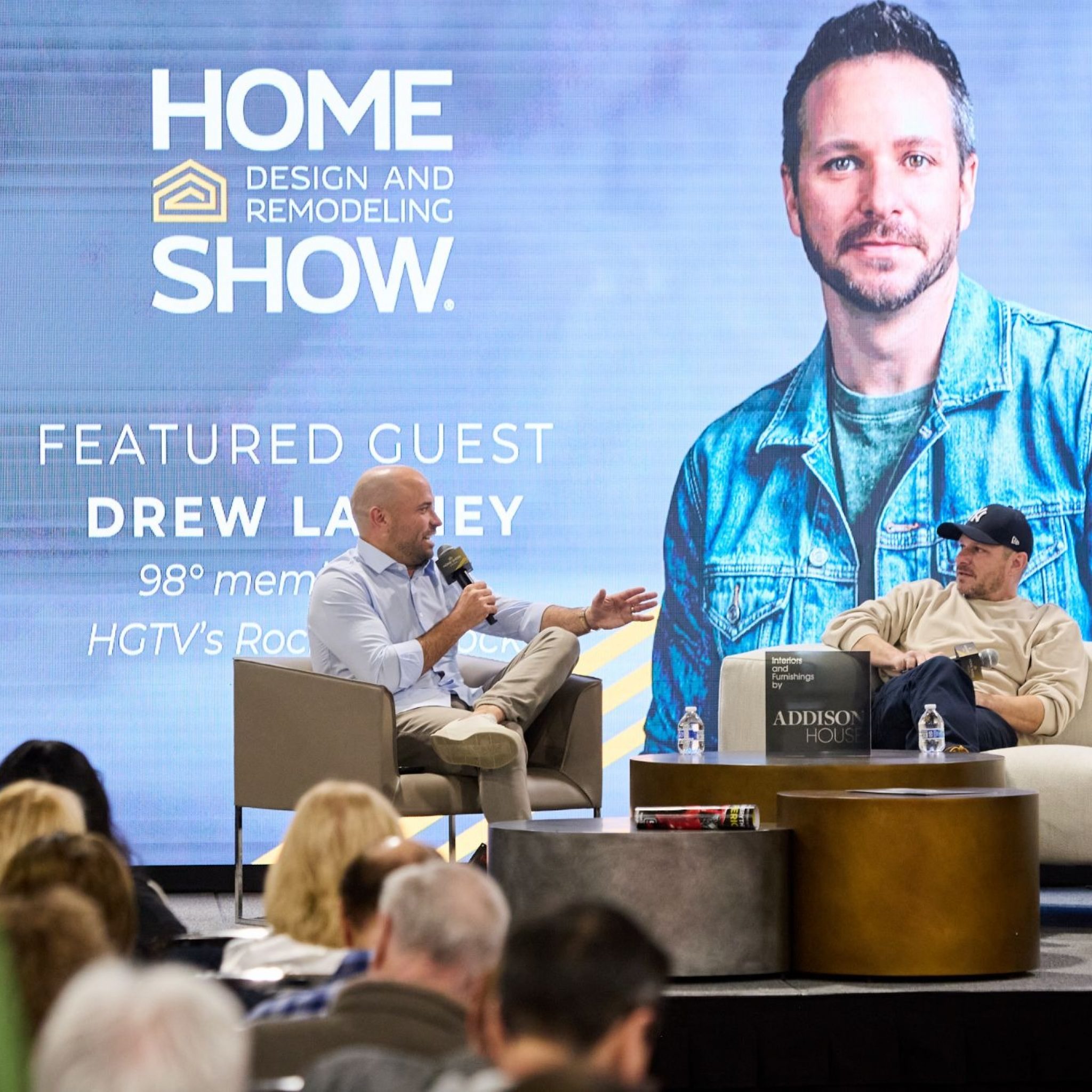 home show guest and host at event